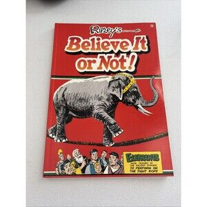 Vintage 1992 Ripley's Believe It Or Not Softcover Book Elephant Cover Nice!!